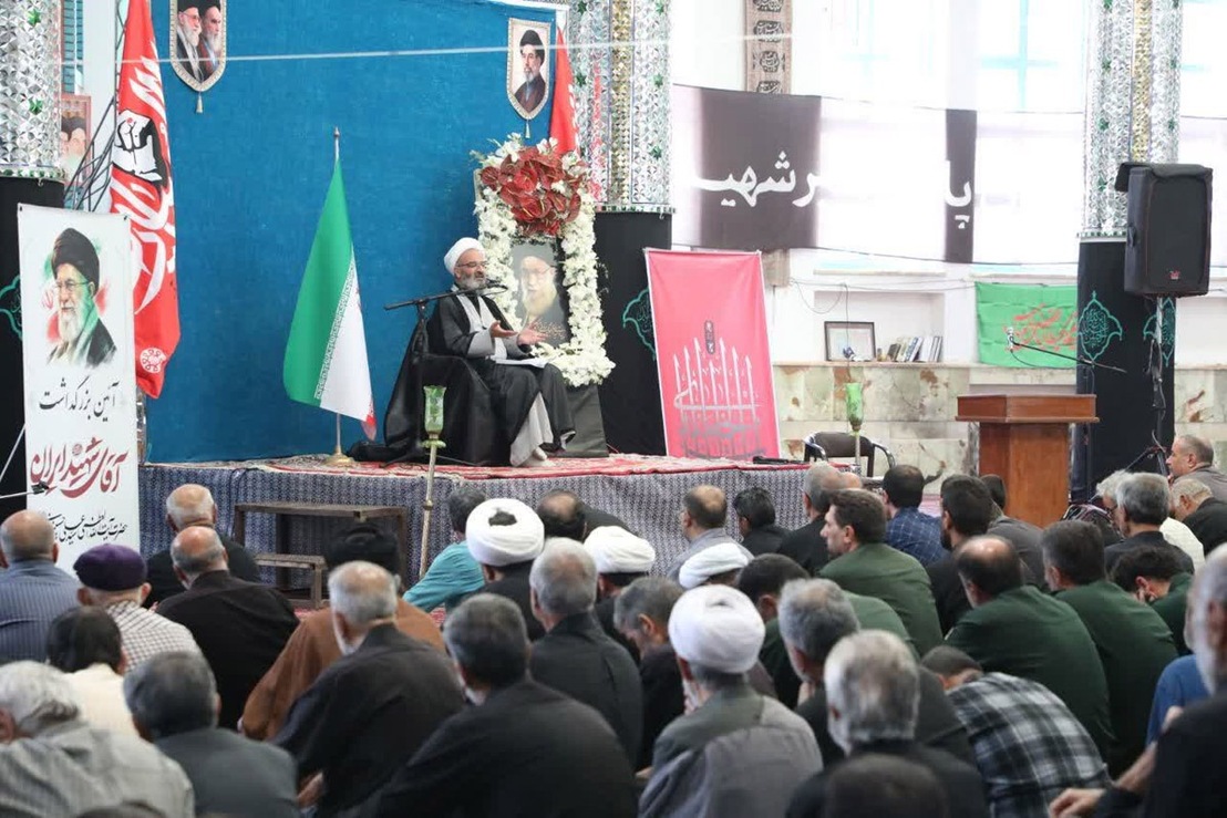 مراسم بزرگداشت امام شهید- بیست و دوم تیرماه ۱۴۰۵ حسینیه اعظم مدرسه قلعه شهرستان شاهرود