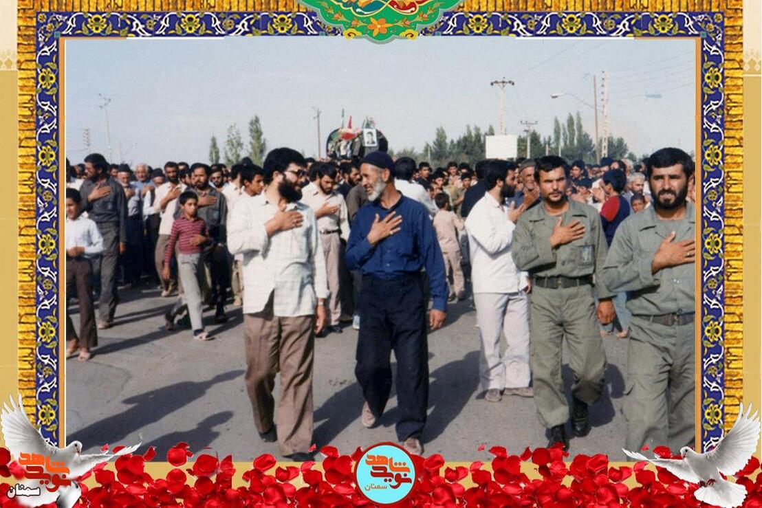 مراسم تشییع پیکر شهید علی اکبر احسانی