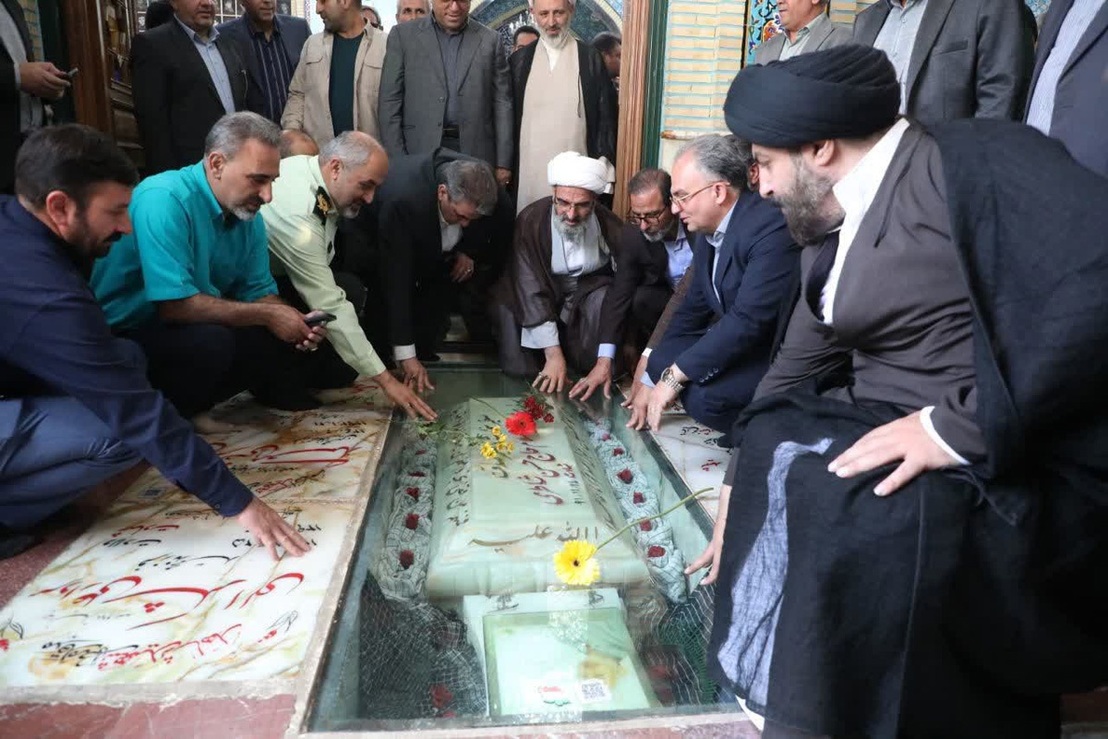 تجدید میثاق مسئولان سمنانی با آرمان های شهدا به مناسبت هفته دولت- یکم شهریور ۱۴۰۵ گلزار شهدای امامزاده یحیی(ع) سمنان