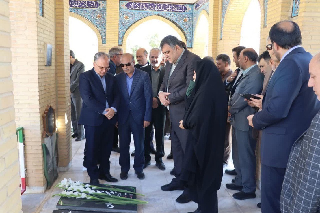 تجدید میثاق مسئولان سمنانی با شهدا- سوم شهریور ۱۴۰۵ گلزار شهدای روستای خیرآباد