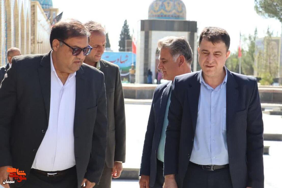 تجدید میثاق مسئولان با شهدای دامغان- سوم شهریور ۱۴۰۵ گلزار شهدای فردوس‌رضای شهرستان دامغان