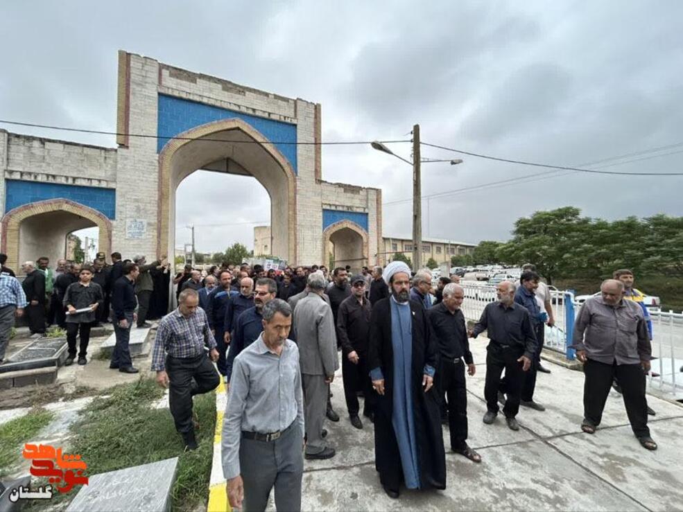 آیین تشییع پیکر مطهر شهید مدافع وطن «کیوان رامرودی»