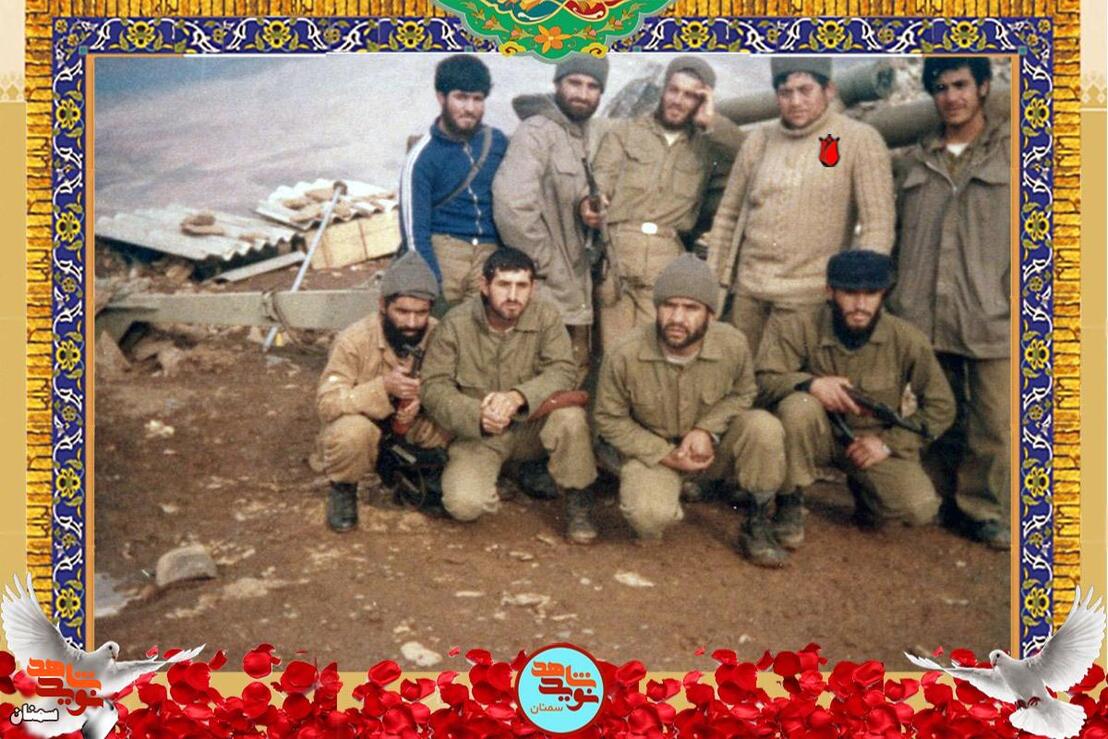 ردیف ایستاده نفر دوم از راست شهید محمودحسین عباسی