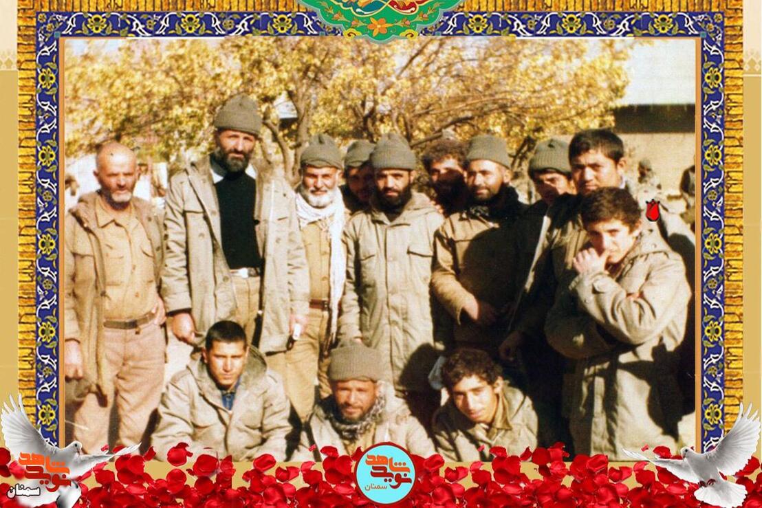 مفر دوم از راست شهید محمودحسین عباسی