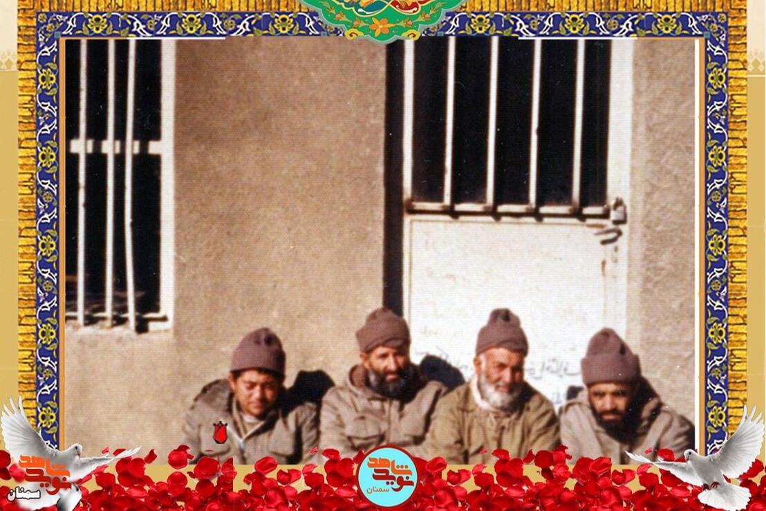 نفر اول از چپ شهید محمودحسین عباسی