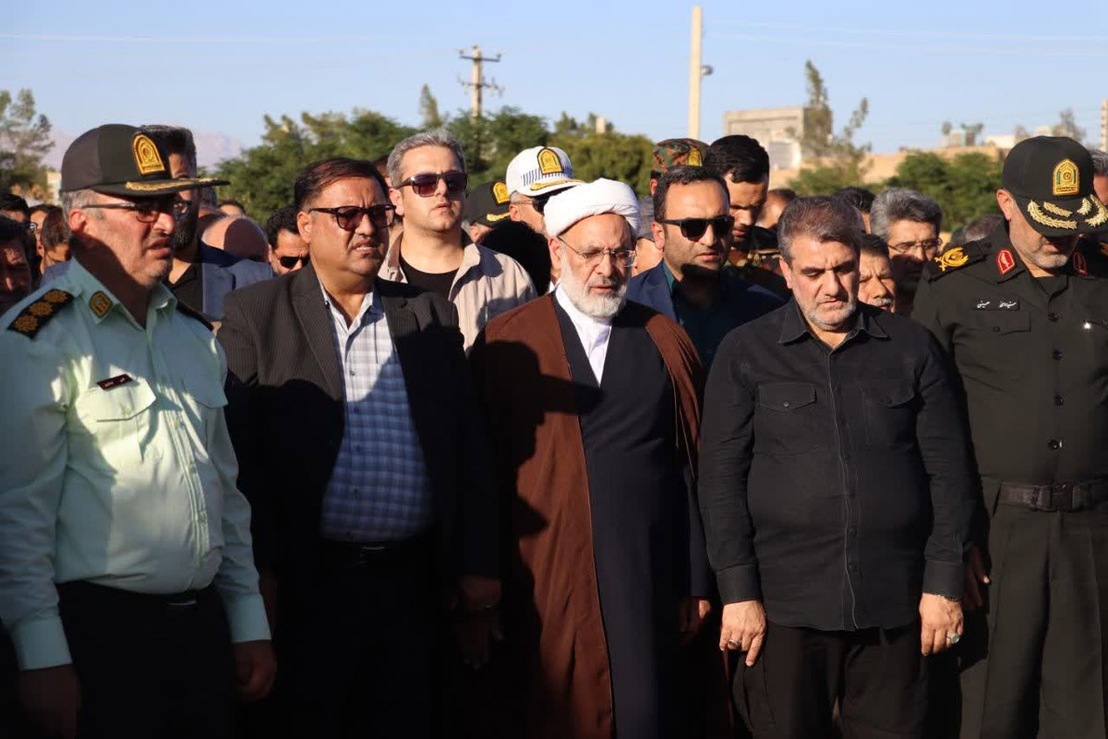 آیین وداع با پیکر پاک شهید مدافع وطن، سرهنگ دوم «علیرضا مهرابی»، چهارشنبه یکم مهرماه