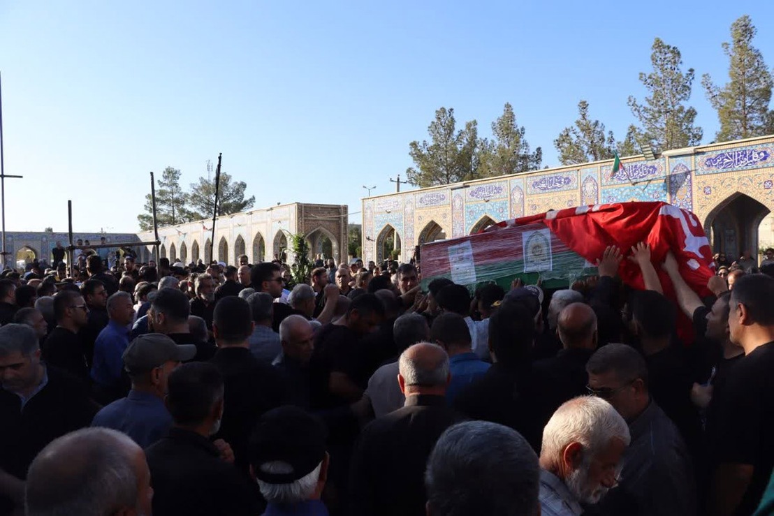 آیین وداع با پیکر پاک شهید مدافع وطن، سرهنگ دوم «علیرضا مهرابی»، چهارشنبه یکم مهرماه
