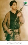 عکس شهید محمد آزادی پیاز آبادی