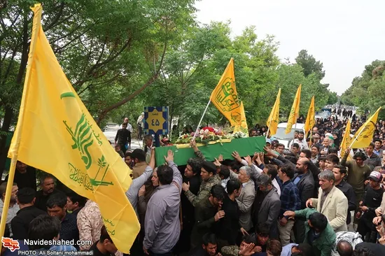 تشییع پیکر شهیدان «جاویدان حسینی»و «صبور میرزایی»در کهریزک