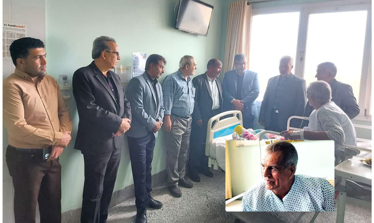 عیادت از جانباز گرانقدر ۵۵ درصد «فروع الدین رباطی» عیادت از جانباز گرانقدر ۵۵ درصد «فروع الدین رباطی»