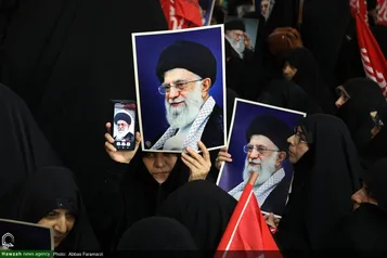 تقرير مصوّر | مراسم أربعينية تشييع قائد الثورة الشهيد آية الله العظمى الخامنئي في مرقد السيدة فاطمة المعصومة (عليها السلام)
