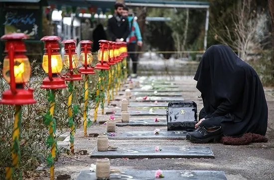 زیارت مجازی گلزار شهدای زبوج و گل‌آباد تویسرکان استان همدان