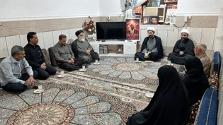 دیدار مسئولان نهاد رهبری با خانواده شهید «مهران...