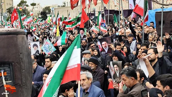 بیعت مردم سمنان با رهبر جدید انقلاب- هجدهم اسفندماه ۱۴۰۴ معراج شهدای شهرستان سمنان