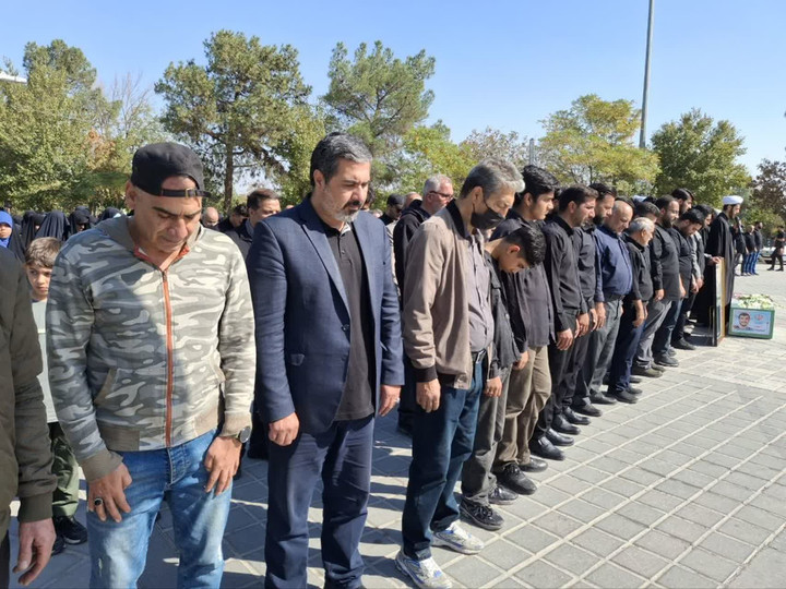 گزارش تصویری| تشییع پیکر مطهر شهید «محمدرضا طالبی» در بهشت زهرا (س)
