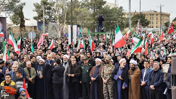 بیعت مردم سمنان با رهبر جدید انقلاب- هجدهم اسفندماه ۱۴۰۴ معراج شهدای شهرستان سمنان