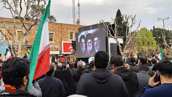 بیعت مردم سمنان با رهبر جدید انقلاب- هجدهم اسفندماه ۱۴۰۴ معراج شهدای شهرستان سمنان